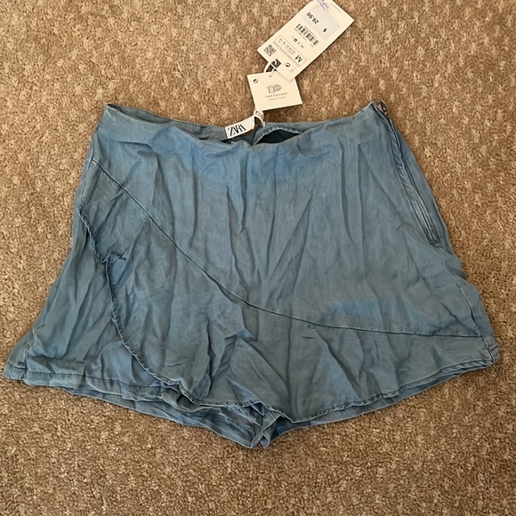 Zara Denim skirt / skort - Picture 4 of 6